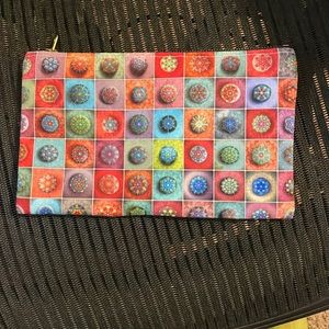 Elspeth McLean Jewel Drop Mandala mosaic pouch new